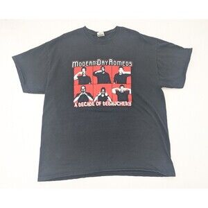 Modern Day Romeos Black Chicago Party Fest Debauchery Band T-Shirt Size XL